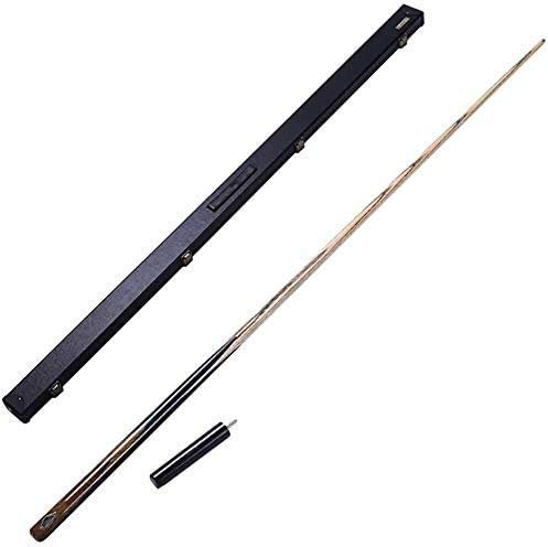 ULDHXAVW Piscine Piscine Billard en Bois de Frêne avec Pointes de 10 Mm Bâtons de Billard 57 Pouces 17-19 Oz pour Billard Fantaisie Neuf Boules Noir Huit/B/Pole Bo* 1
