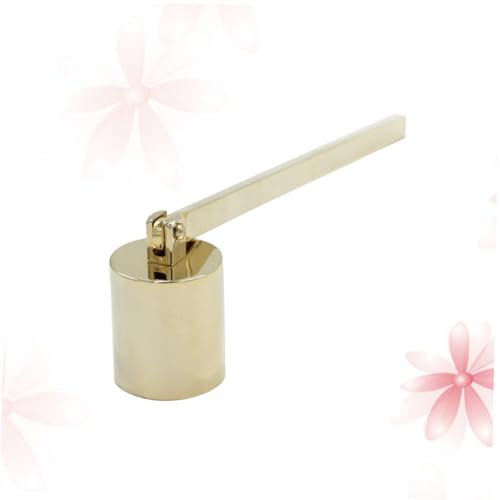 Alipis éteignoir Cloche extincteur Bougies chandelles Candles Éteignoir de Flamme Cierge Accessoires de Cire Coupe mèche louche à mèche Accessoire Bougie Golden