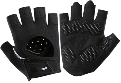 xiluuyou Gants Musculation Homme et Femme, Gants de Fitness Respirants, Rembourrés en Silicone, Protection de la Paume pour Exercice, Fitness, Tractions, Cyclisme