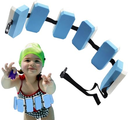 Cinturón De Burbujas Para Natación En Piscina - Flotador Ajustable Para Niños, Tabla De Entrenamiento De Seguridad | Ayuda Para Nadador Principiante, Peso Ligero, Ajuste Seguro, Ideal Para Niños, Niña