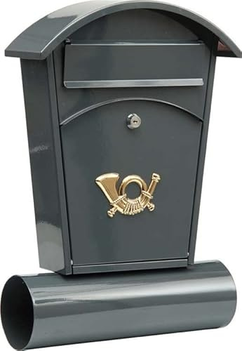 MAILBOX 480 x 280 x 80 mm grå