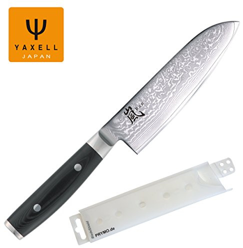 Yaxell Ran 69 Santoku kniv 16,5 cm inkl. PRYMO.de® bladskydd