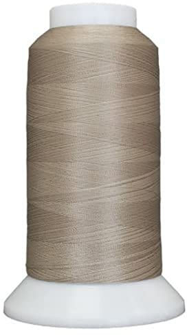 Superior Threads Bottom Line 2-Ply 60-Weight Polyester Embroidery Quilting Sewing Thread - 3,000 Yard Cone (#654 Oatmeal)