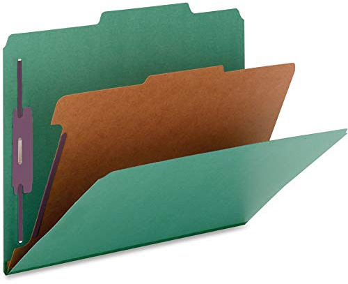Nature Saver Classification Folders, Green (NATSP17222)