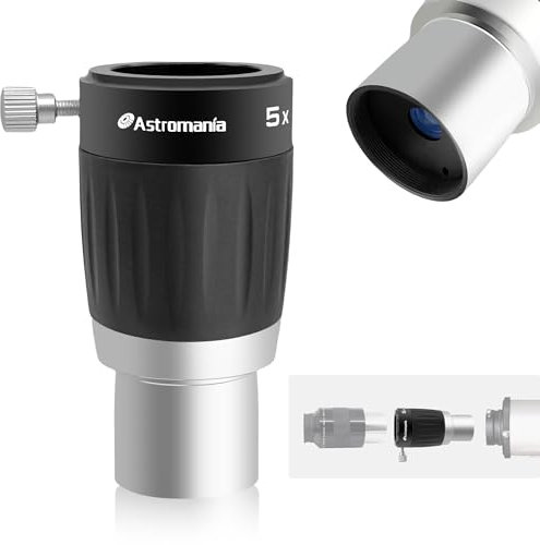 astromania 3,2 cm 4-Elements 5 x telextender Premium Barlow – apochromatische Barlowlinse geben und hervorragende Bild