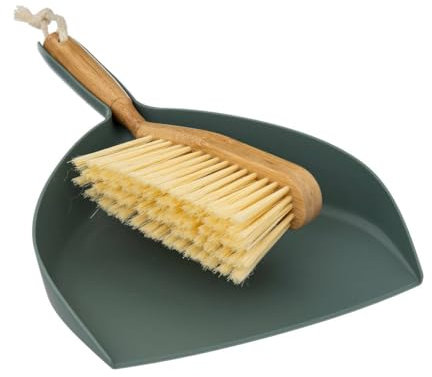 Pelle Et Balayette - 31,5 X 22,7 X 7,5 Cm - Bambou