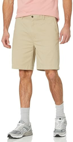 Amazon Essentials Men's Classic-Fit 9 (23cm) Chino Shorts, Dark Taupe, 36W