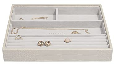 Stackers Putty Krokodil Strukturiert Klassisch Schmuckfach für Schmuckschatulle Ringe/Armbänder