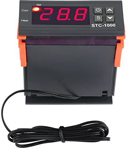 Digitaler Temperatur Regler 110V Thermostat-Steuerung für Inkubator und Digitalen Temperatur Regler Temp-Sensor-Thermostat-Steuerung 110 220V