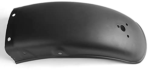Tbest Parafango posteriore in metallo per moto, universale, nero, metallo, parafango posteriore