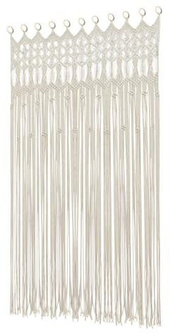 Macrame tapiz colgante de pared, 120x195cm Boho Macrame cortinas cortinas de ventana cortinas de puertas, cortinas divisorias de habitaciones cortinas de ventanas cortinas de puertas
