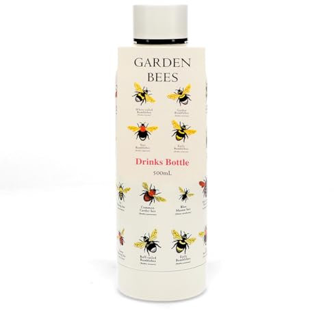 Rex London Thermosflasche Isolierflasche Garden Bees Edelstahl 500ml Garten Bienen