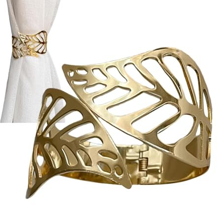 Ganchos Para Abrazaderas De Hoja De Drapeado De Hojas,sujetadores De Sábanas - Decoración De Retención De Drapeado - Clip De Soporte De Resorte De Metal, Abrazaderas Decorativas De Hoja Hueca Para M