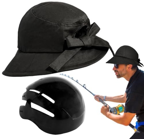 Casque De Vélo Femme Adulte,Casque de Vélo en Forme de Chapeau - Chapeau Détachable Antivents Léger Réglable Mixte pour Sport Randonnée Camping