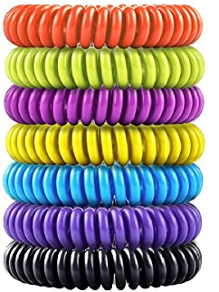 14 Pack Mosquito Bracelets for Kids Adult - Nature Citronella, Lemongrass and Eucalyptus, Up to 350 Hour of Protection
