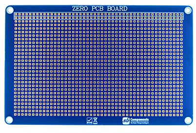 sb components Raspberry Pi Zero Scheda PCB, 133x85 Griglia Doppio Lato Universale PCB Prototipo Bordo FAI DA TE Saldatura Progetti Elettronici Circuito di Prova