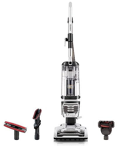Kenmore DU4399, Featherlite Lift-Up Aspirapolvere Verticale Senza Sacco a 2 Motori di aspirazione Leggera con Spazzola Hair Eliminator, Filtro HEPA e 2 Strumenti di Pulizia, Bianco, DU1275