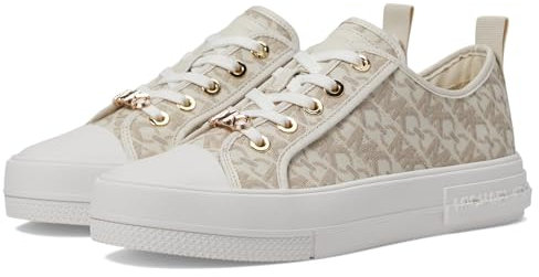 MICHAEL KORS Damen Evy LACE UP Sneaker, Vanilla, 41 EU