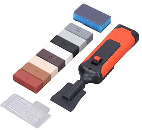 Parquet Repair Kit, Laminate Repair Kit Tiles Wood Repair Kit Wax Wood Putty Hole Repair Scratch Repair for Laminate Parquet Wood Furniture Floor PVC Floor