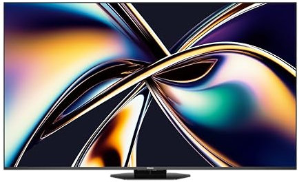 Hisense TV 55 Mini-LED 165Hz 4K 2025 55U8Q, Octagonal Stand, Dolby Atmos Multi-Channel Surround 4.1.2, Smart TV VIDAA U9 con 1000+APP, Dolby Vision IQ, HDR 10+, 165Hz Game Mode Ultra, Alexa Built-in