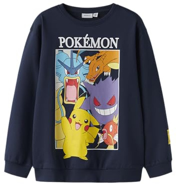 NAME IT pojkar Nkmjobi Pokemon Nreg Sweat Unb Box Sky Nkmjobi Pokemon Nreg Sweat Unb Box Sky (1-pack)