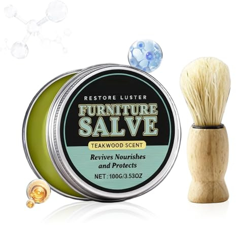 Möbelbalsam För Trä 100g Reparationskräm Med Borste För Borttagning Av