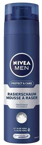 Espuma de afeitar Nivea Protect & Care – 200 ml – Pack de 2