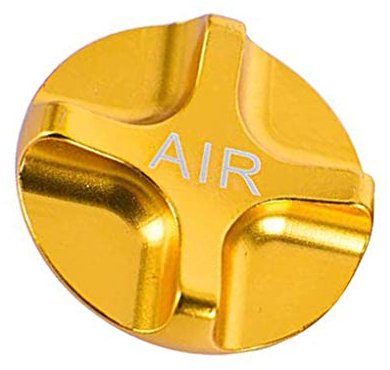 Federung Fahrrad-Vorderradgabel Teile für MTB, Rennrad, Fahrrad, Luft, Gas Shcrader, Ventilkappen (Gold)