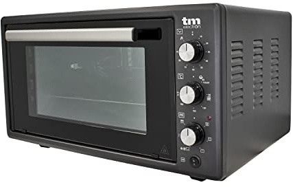 TM Electron TMPHO045 Forno a Convenzione da tavolo, 6 funzioni, capacità 45 litri, timer 90 minuti, temperatura regolabile da 80° a 250°, 1650 W
