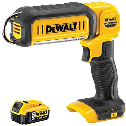 Dewalt DCL050N 18V Handheld LED Work Light Torch with 1 x 5.0Ah Battery