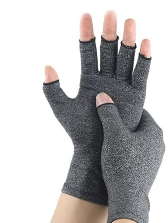INF Arthritis-Handschuhe, Anti-Schmerz, Grau, M