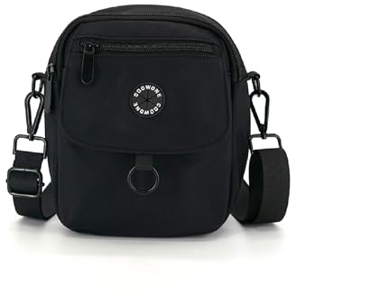 COOWONE Waterproof Dog Treat Bag, High Volume Dog Walking Bag, Compact and Lightweight Treat Bag for Dogs, Dog Bag with Poop Bag Dispenser, Crossbody Bag for Dog Training