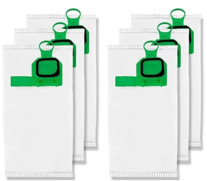 RYELDOM 6 bolsas para aspiradora Vorwerk Folletto VK 140-150..