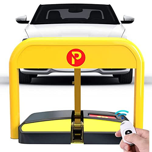 Dissuasore per parcheggio Smart Lock, Barriera per parcheggio pieghevole con blocco del parcheggio, Barriera automatica per la protezione del vialetto del parcheggio, telecomandata per casa, lavoro,