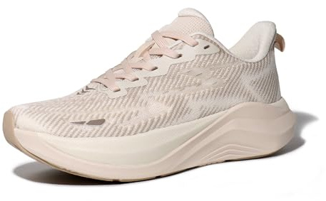 Hawkwell Zapatillas Deportivas Transpirables Cloud Zero Active Cushion para Mujer, para Caminar, a la Moda, para Gimnasio, enfermería, Trabajo médico, Tejido de Punto Beige, EU41