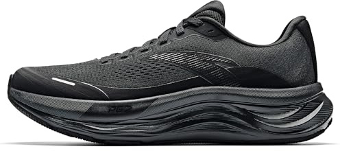 ANTA Women’s PG7 Running Shoes Cushioning Comfortable Breathable Athletic Workout Gym Cross Trainer Sports Sneakers, Black, 7.5