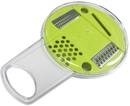 BUGUUYO trituratore cucina Multiuso Patata verdura forma tagli Affetta di cibo grattugia in acciaio inox tritaverdure multifunzionale affettatrice grattugia per verdure addominali Verde