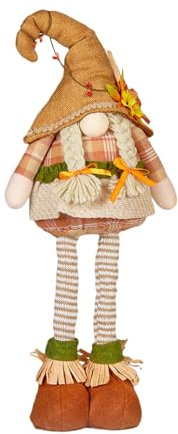 Generico Gnomi con gambe allungabili,autunnale in piedi - Gnomi in piedi del Ringraziamento - in del Ringraziamento, decorazioni per gnomi autunnali felici per le vacanze