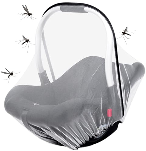 Flugnät för babynest Finmaskigt, elastiskt och brett barriärskydd | Spädbarns flugskyddsnät för barnvagn Bilstolar, Vaggor, Babynest, Barnvagnar, , Picknick, Stadspark,