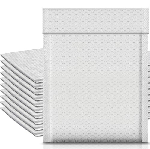Ireer 10 Pack Extra Large 14 x 19 Bubble Mailers Poly Padded Envelopes Cushioned Mailing Envelopes Bubble Padded Mailers Self Adhesive Waterproof Shipping Bags for Business Christmas Gift Packaging