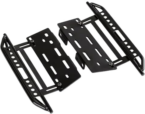 Forgekael RC Crawler Car Rock SLADERS Pedal DE Pedal DE Metal Compatible con 1 10 Escala Vehículo Fuera de Carretera Modelo II 90046