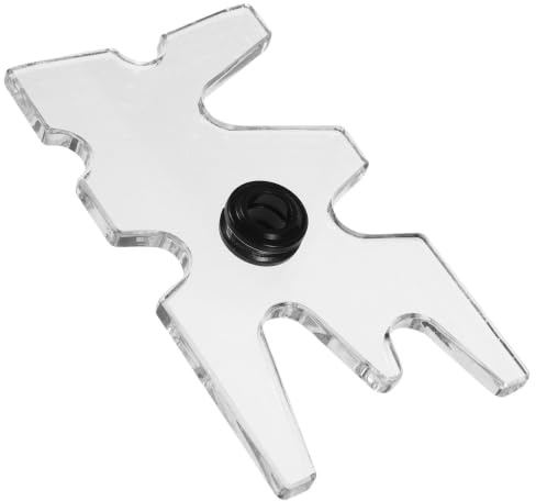 SHINEOFI Pont de Queue Acrylique pour Billard Américain Repose-Perche Antidérapant, Contrôle et Accessoire Porte-Queue pour Entraînement et Jeu de Snooker