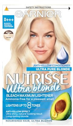 Garnier Nutrisse Ultra Blonde D+++ Bleach Maximum Lightener, For All Hair Types