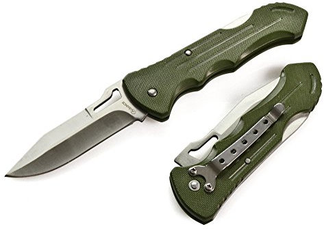 Albainox 18024 Coltelli, Unisex Adulto, Verde, Taglia Unica