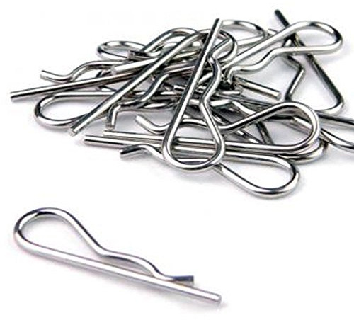 20x Federstecker Federsplint 5 mm Edelstahl Splint Sicherungsstift Sicherungsklammer