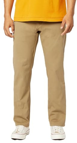 Dockers® Men's Straight Fit Ultimate Chino With Smart 360 Flex (Regular and Big & Tall), New British Khaki, 34W x 34L