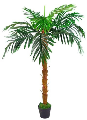 Leaf Design UK Large Realistic Artificial Palm Tree 130cm Princess,130cm,AZ-PALMNEW