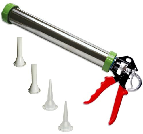 Sausage Caulking Gun, Manual Drive, High Thrust Caulk Gun for Processing Adhesive Cartridges