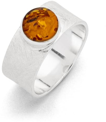 DUR Damen RingBetty Bernstein aus 925er Silber Größe 56 (17.8) R5716.56, 56 (17.8)