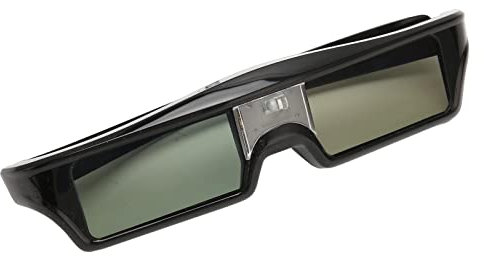 3D-glasögon, USB-uppladdningsbara Active Shutter 3D-glasögon för Alla DLP Link 3D-projektorer, Vänster och Höger Eye Switching(KX30)